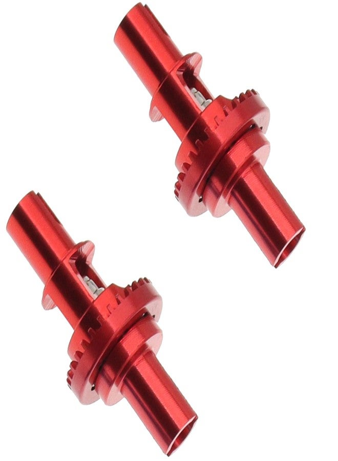 Treehobby 2PCS Metal Ball Differential Gear Compatible with WLtoys 1/28 K989 K969 K979 K999 P929 P939 RC Car Upgrades Parts(Red) - Image 4